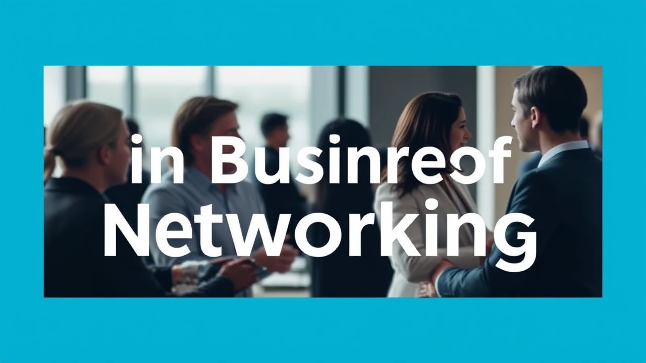 Becoming Proficient in the Art of Business Networking: A Comprehensive Guide