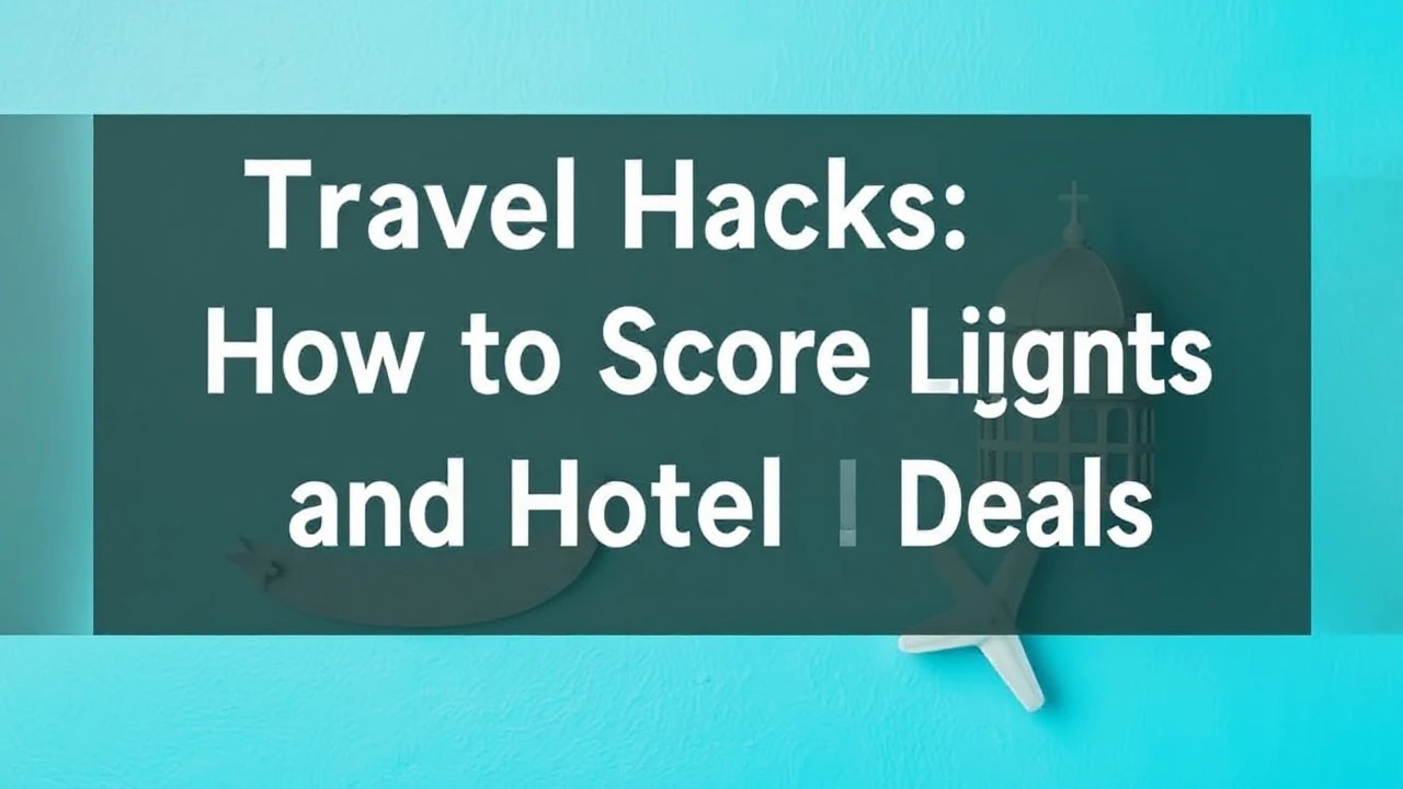 Travel Hacks: How to Score Cheap Flights and Hotel Deals