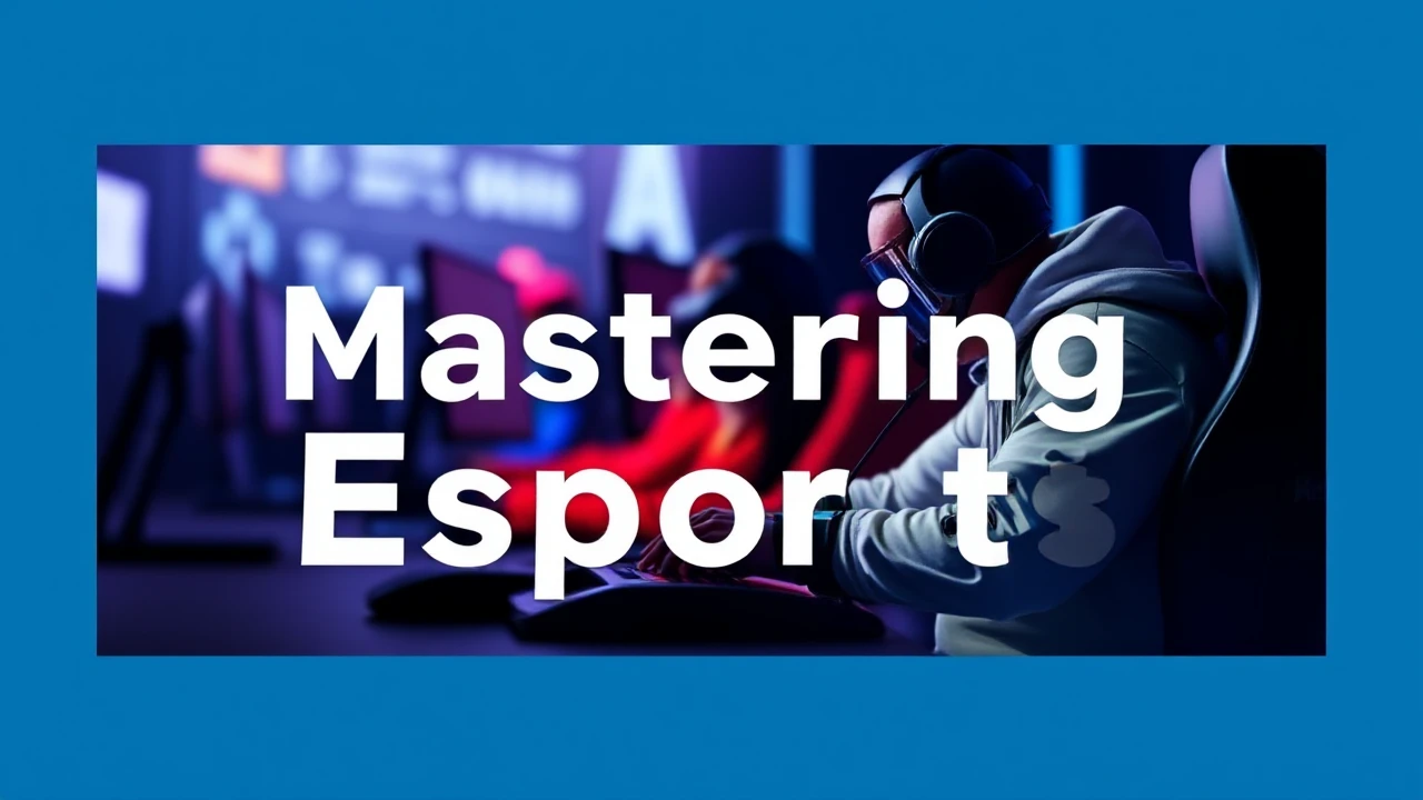 Mastering Esports: A Beginner's Guide to Conquering the Game