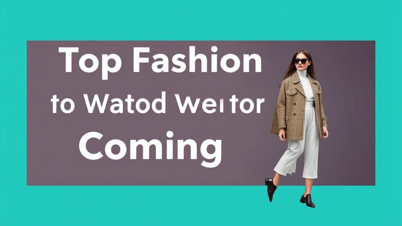 Top Fashion Trends to Watch Out for in the Coming Year