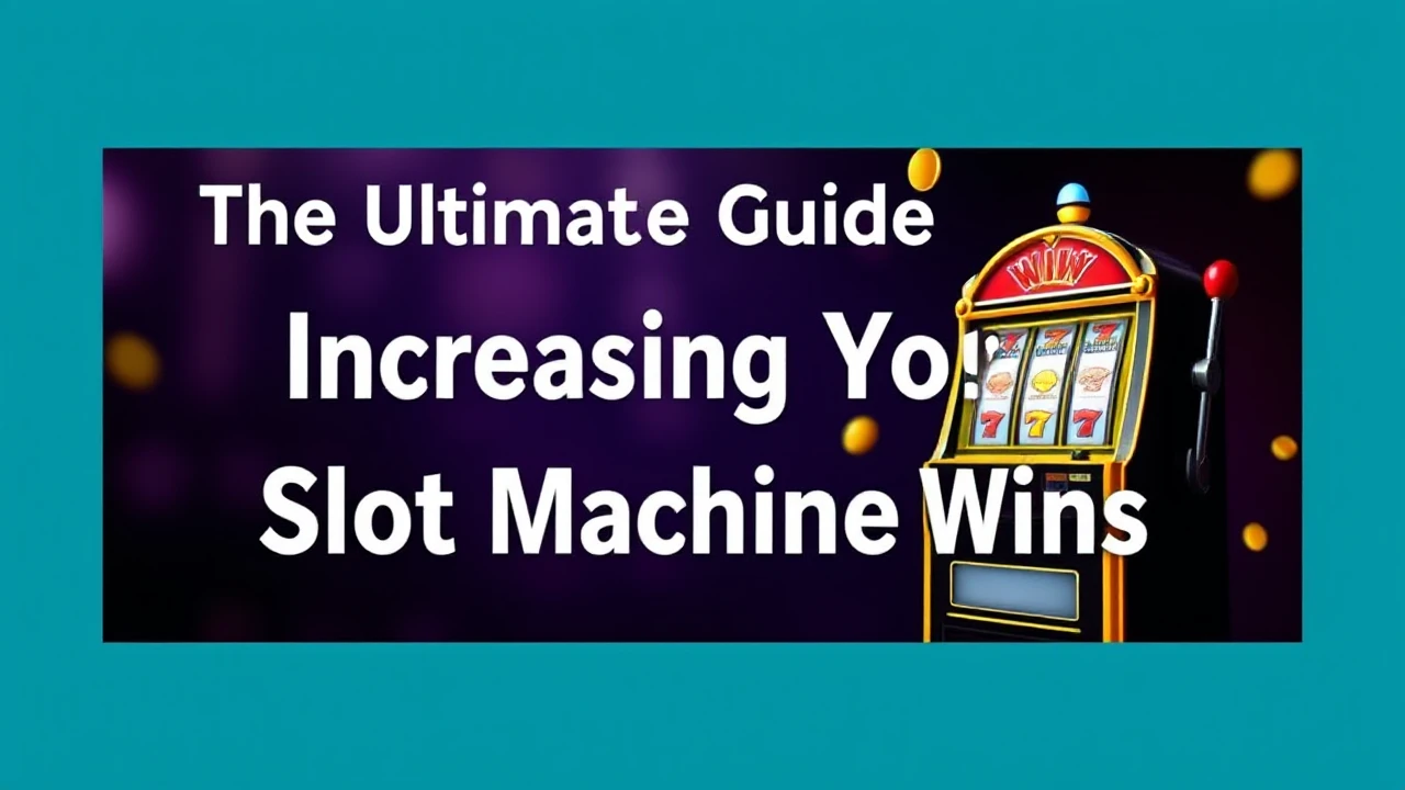 The Ultimate Guide to Increasing Your Slot Machine Wins