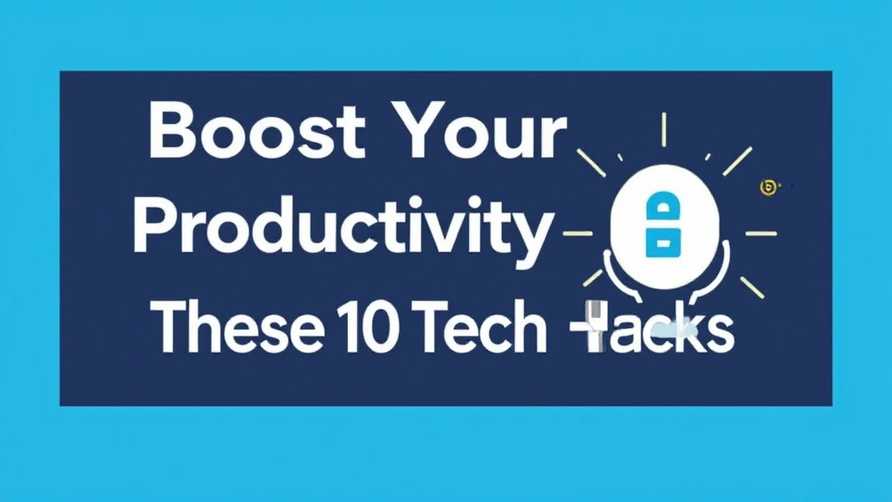 Boost Your Productivity with These 10 Tech Hacks