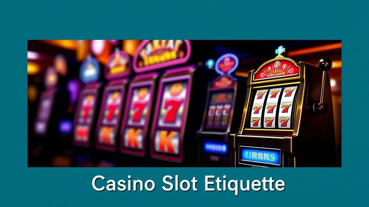 Mastering the Art of Casino Slot Etiquette