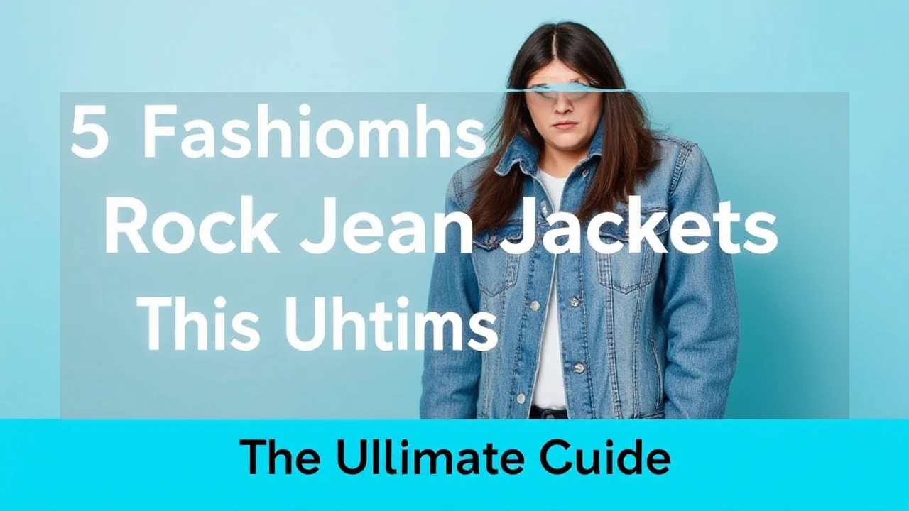 5 Fashionable Ideas to Rock Jean Jackets This Season: Your Ultimate Guide