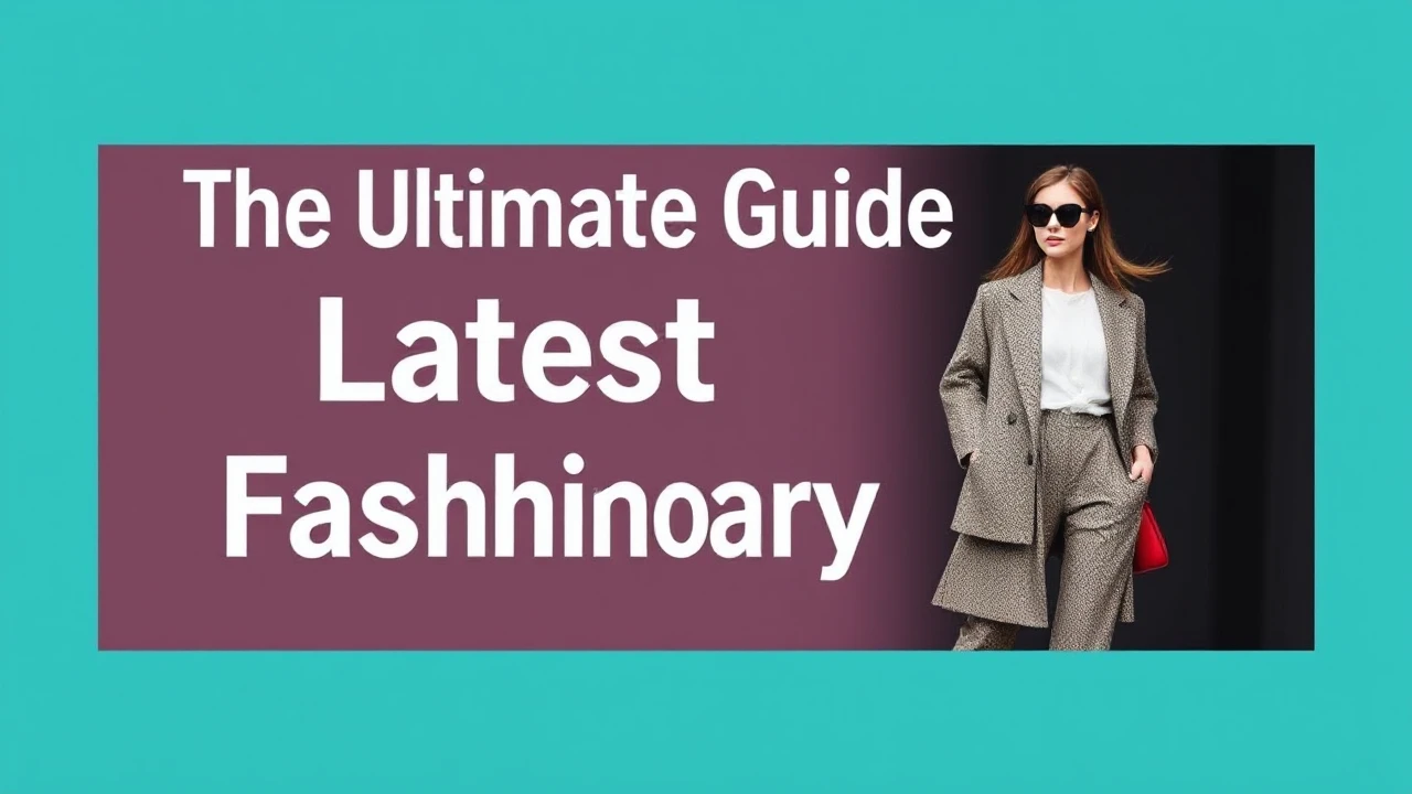 The Ultimate Guide to Latest Fashion for Contemporary Females