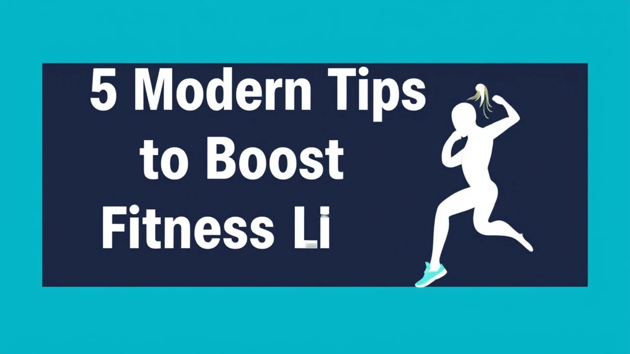 5 Modern Tips to Boost Your Fitness Lifestyle