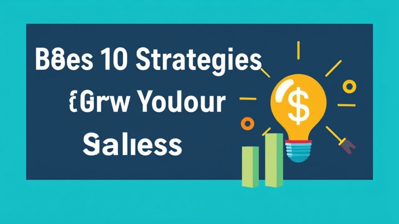 Best 10 Strategies to Grow Your Business Sales Revenue