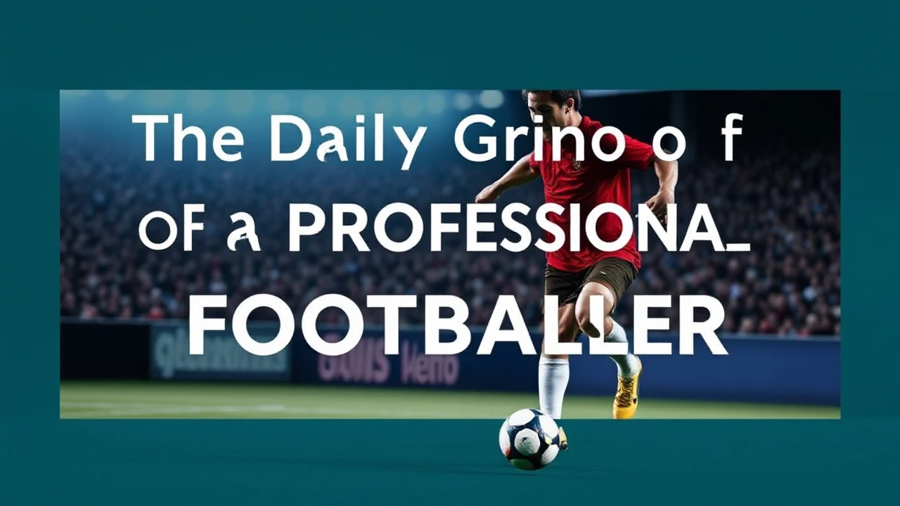 The Daily Grind of a Professional Footballer: What It Really Looks Like