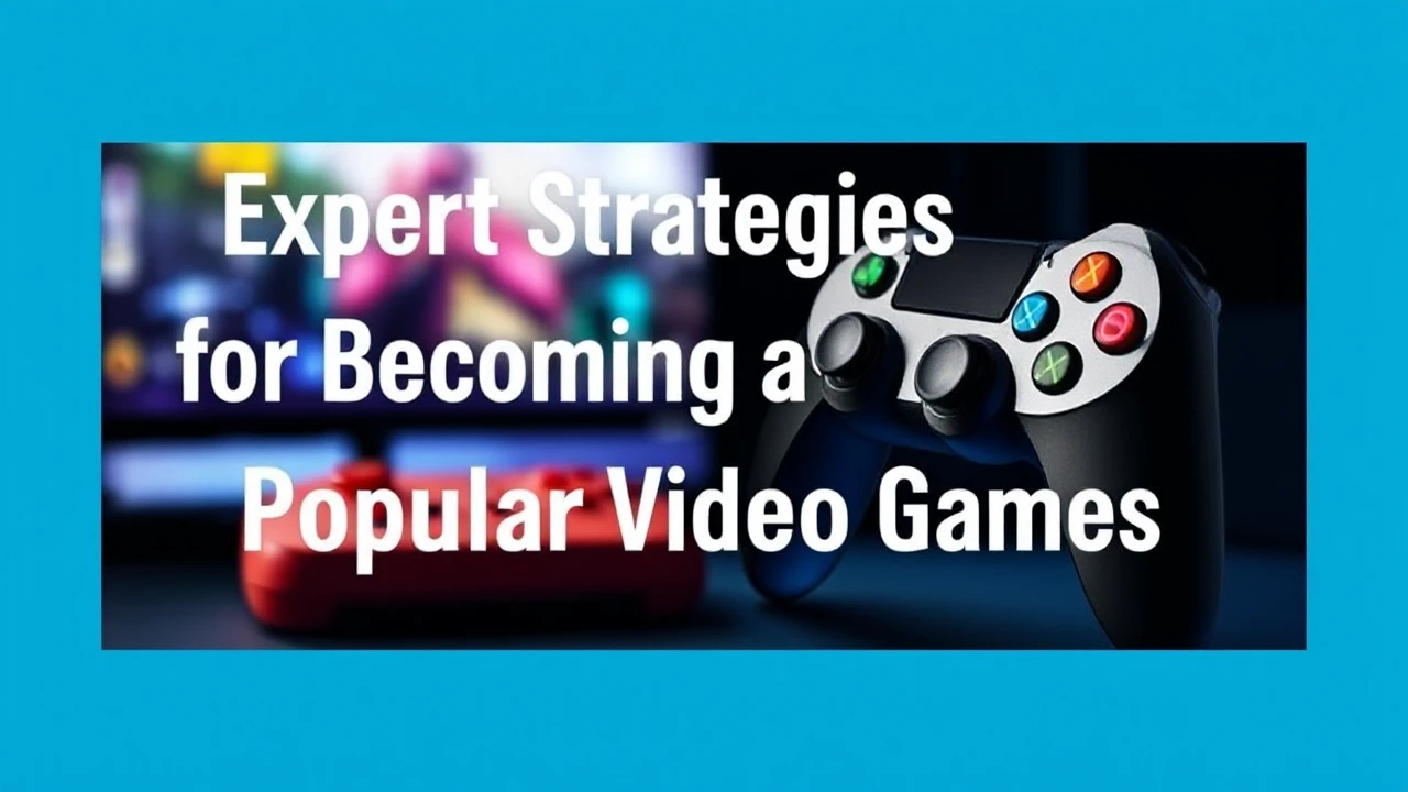 Expert Strategies for Becoming a Pro in Popular Video Games