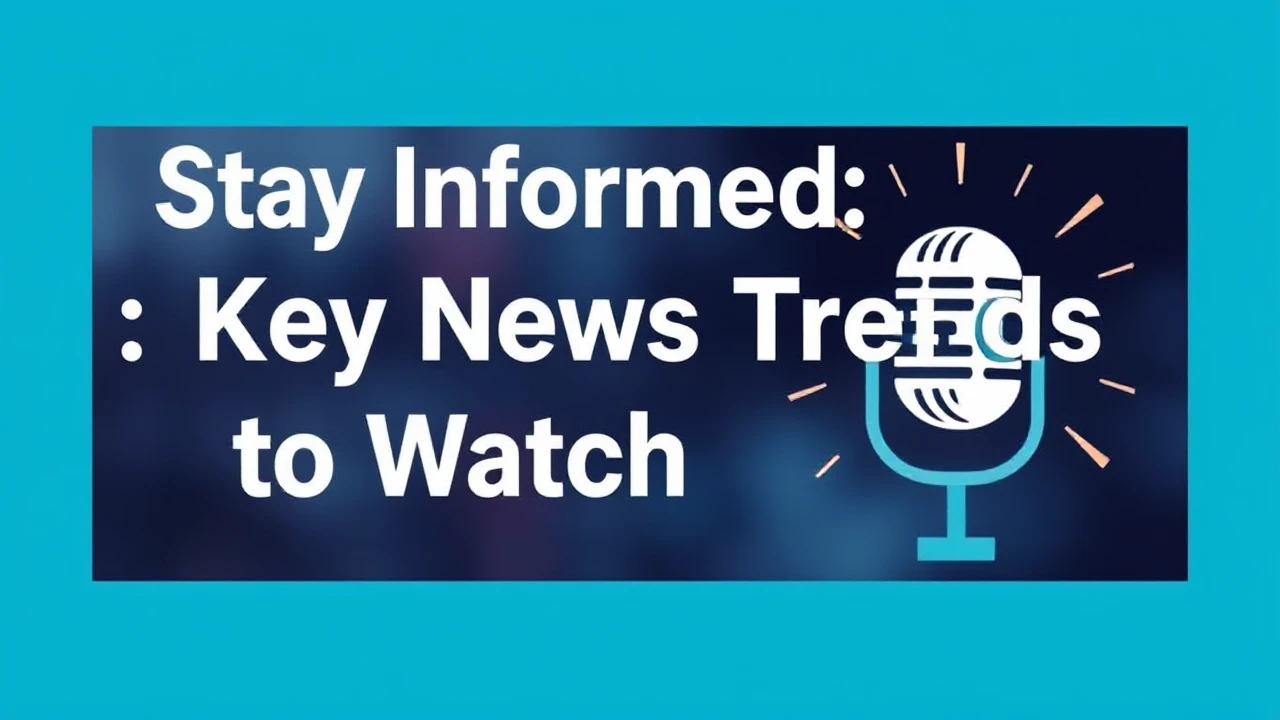 Stay Informed: Key News Trends to Watch Out For