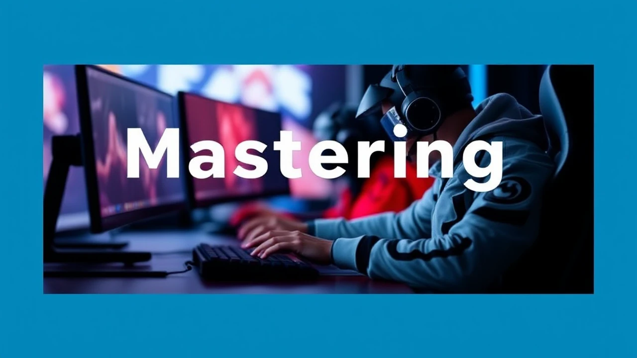 Mastering Esports: An Amateur's Introduction to Competitive Gaming