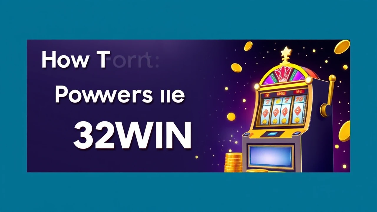 How Technology Powers 32WIN Jackpots