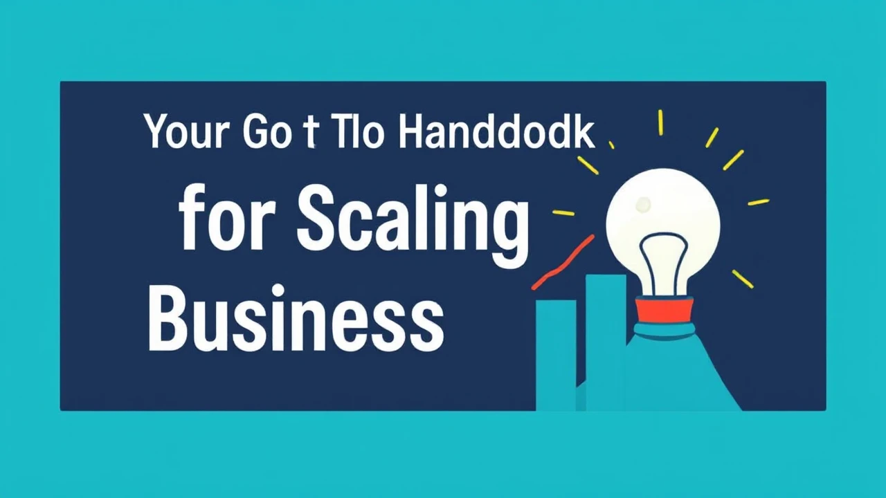 Your Go-To Handbook for Scaling Your Business Efficiently