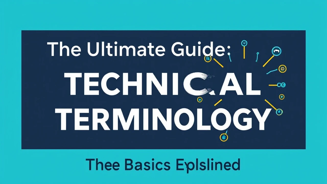 The Ultimate Guide Technical Terminology: The Basics Explained