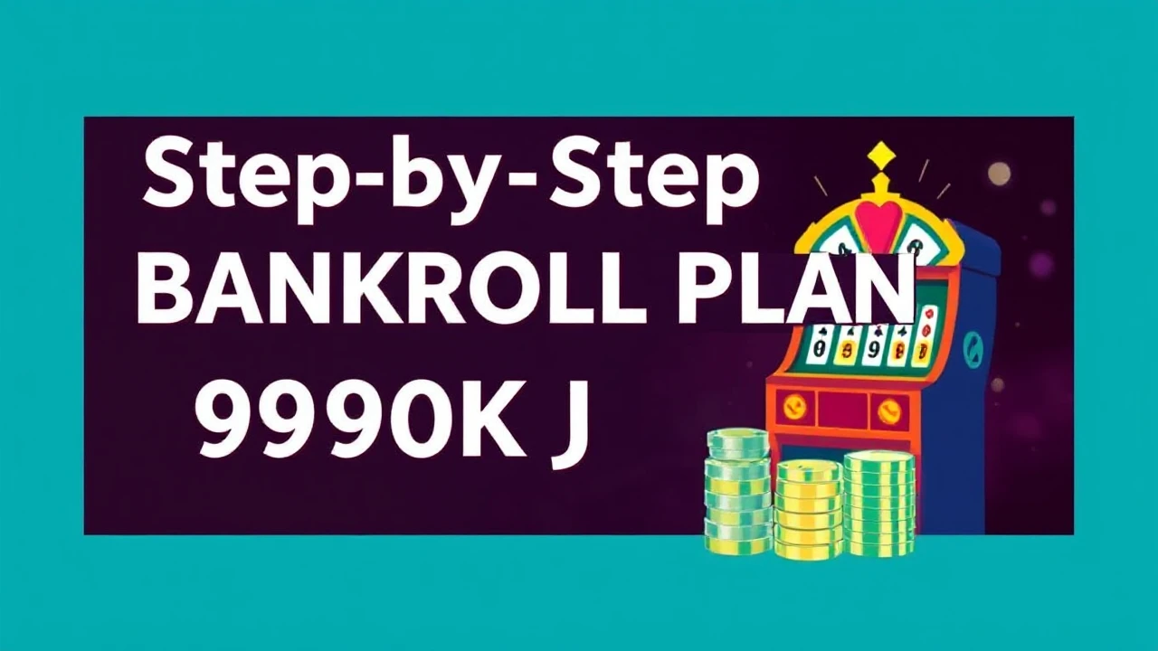 Step-by-Step Bankroll Plan for 99OK Jackpots