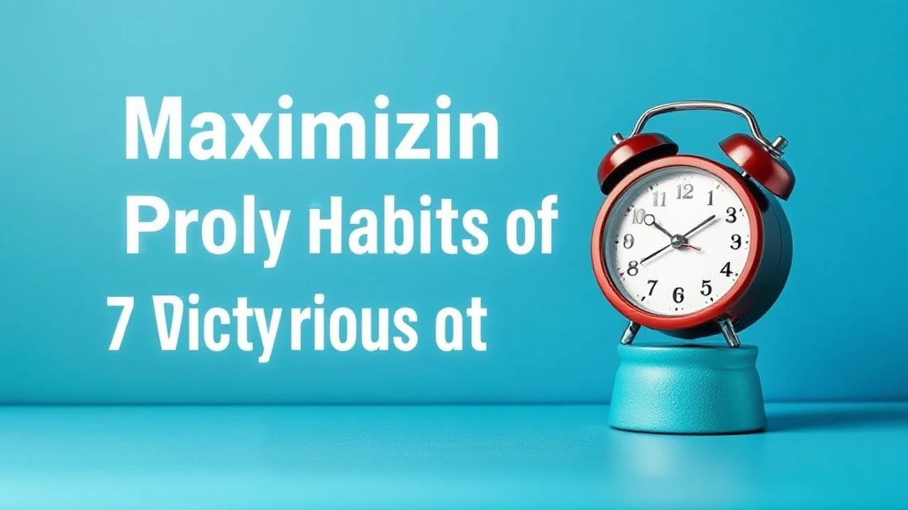 Maximizing Productivity: 7 Daily Habits of Victorious Individuals