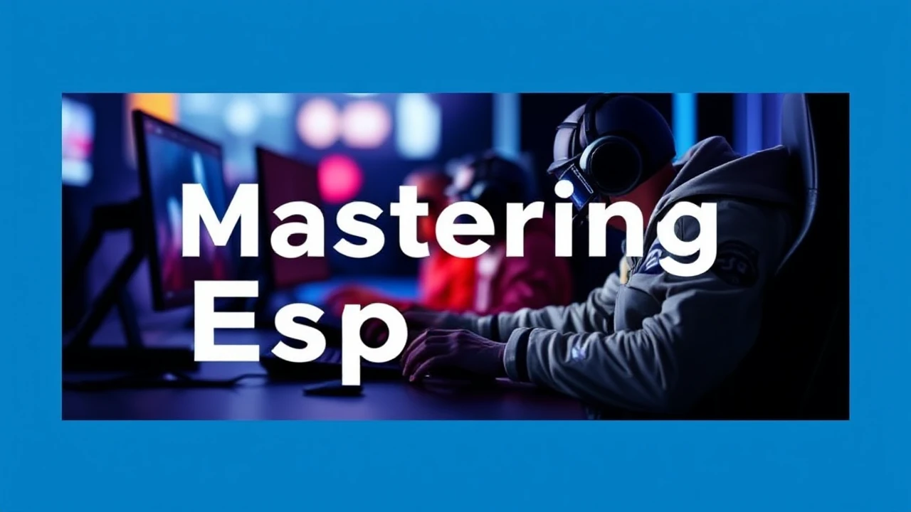 Mastering Esports: A Beginner's Guide to High-Level Gaming
