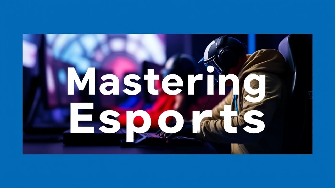 Mastering Esports: A Beginner's Guide to Conquering the Game