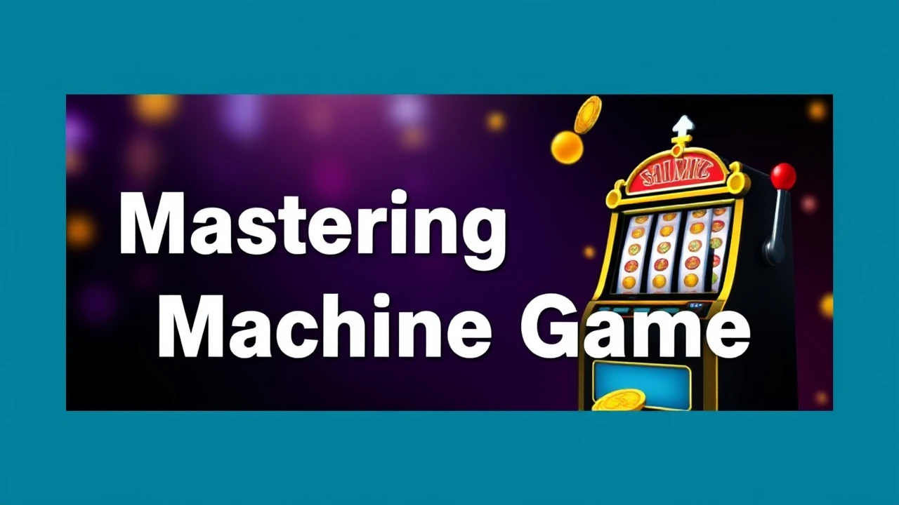 Mastering the Machine Game: Top 5 Strategies for Increasing Wins