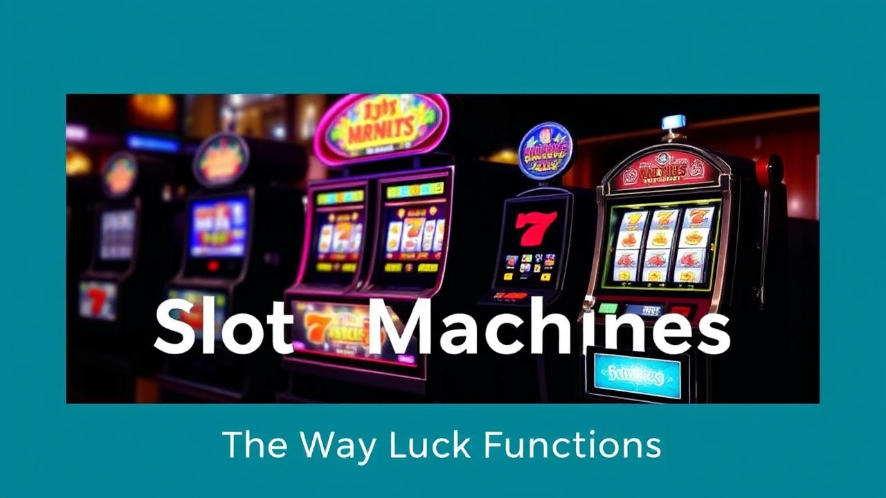 Delving into the World of Slot Machines: The Way Luck Functions