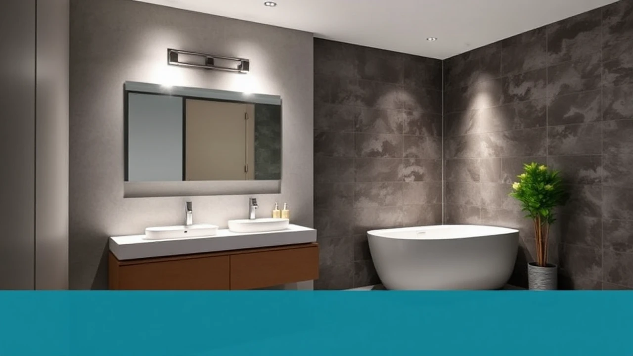Les conseils pour un éclairage optimal dans la salle de bain avec des spots encastrables