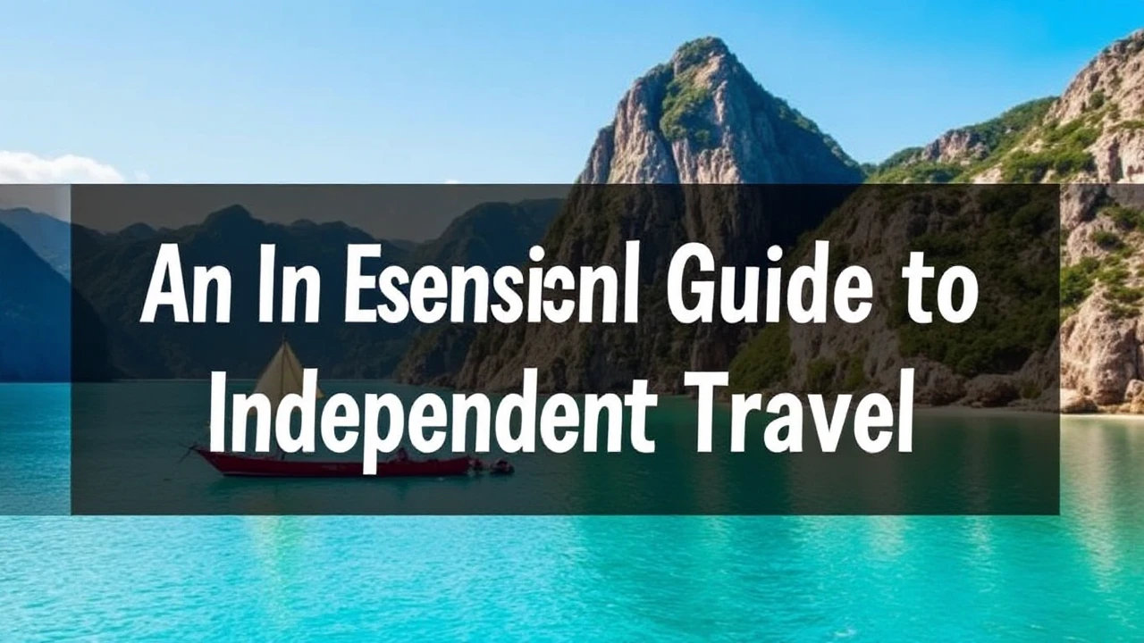 An Essential Guide to Independent Travel: Key Tips for Venturing into the World Alone