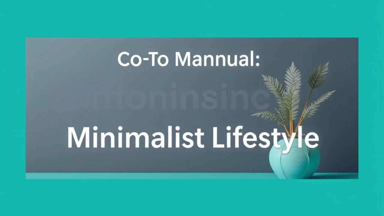 Your Go-To Manual of Embracing a Minimalist Lifestyle