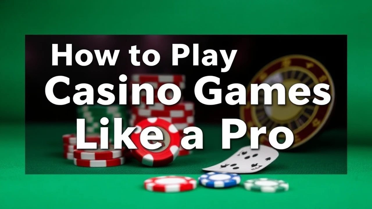 How to Play Casino Games Like a Pro: Tips and Strategies