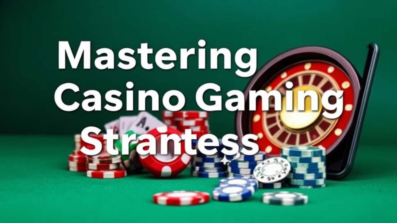 Mastering Casino Gaming Strategies: Tips and Tricks for Players