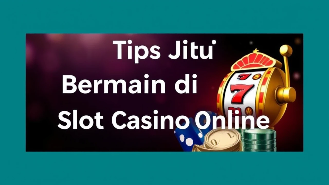 Tips Jitu Bermain di Slot Casino Online