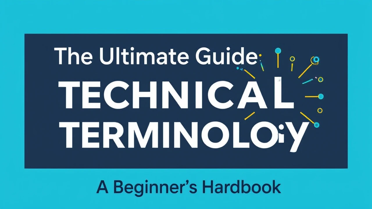 The Ultimate Guide Technical Terminology: A Beginner's Handbook