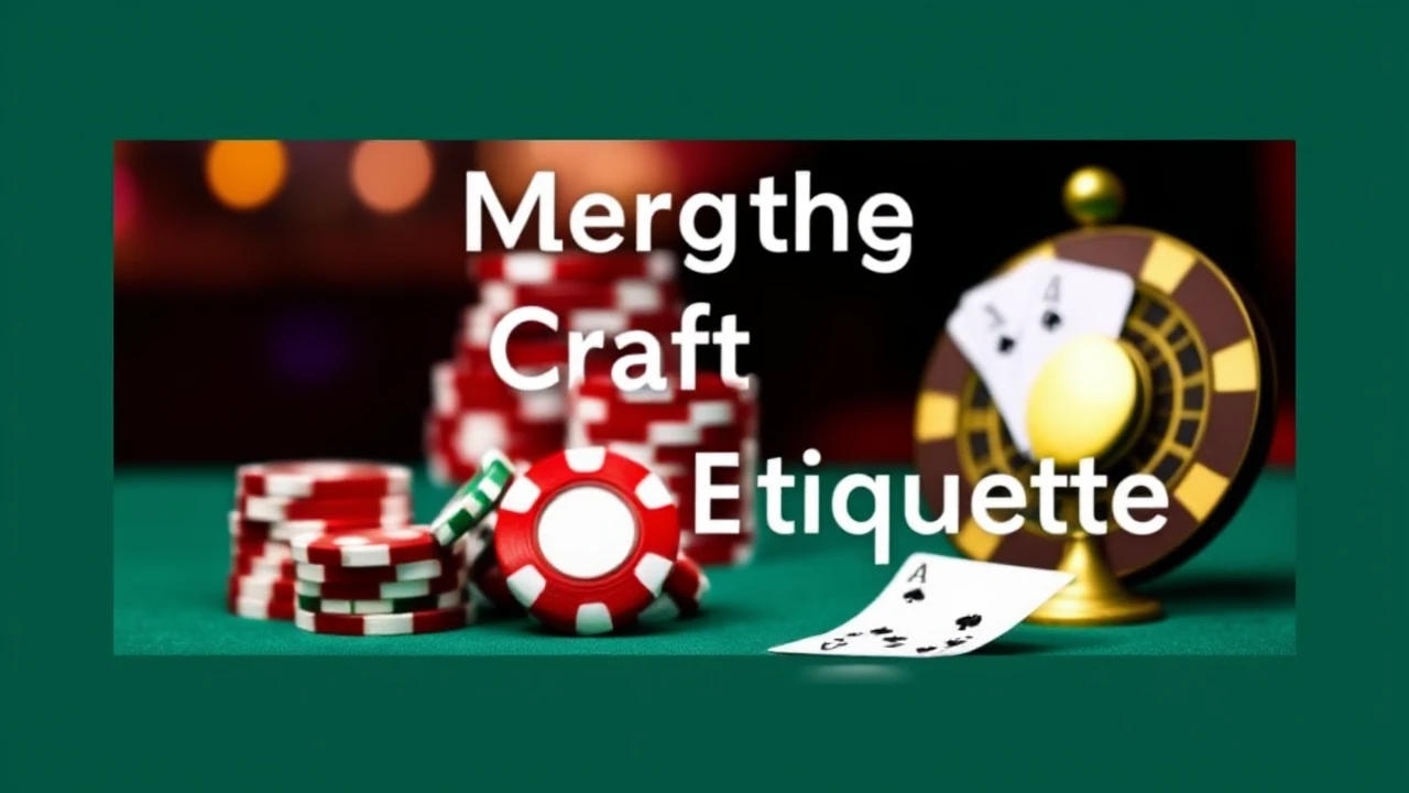 Mastering the Craft of Casino Etiquette