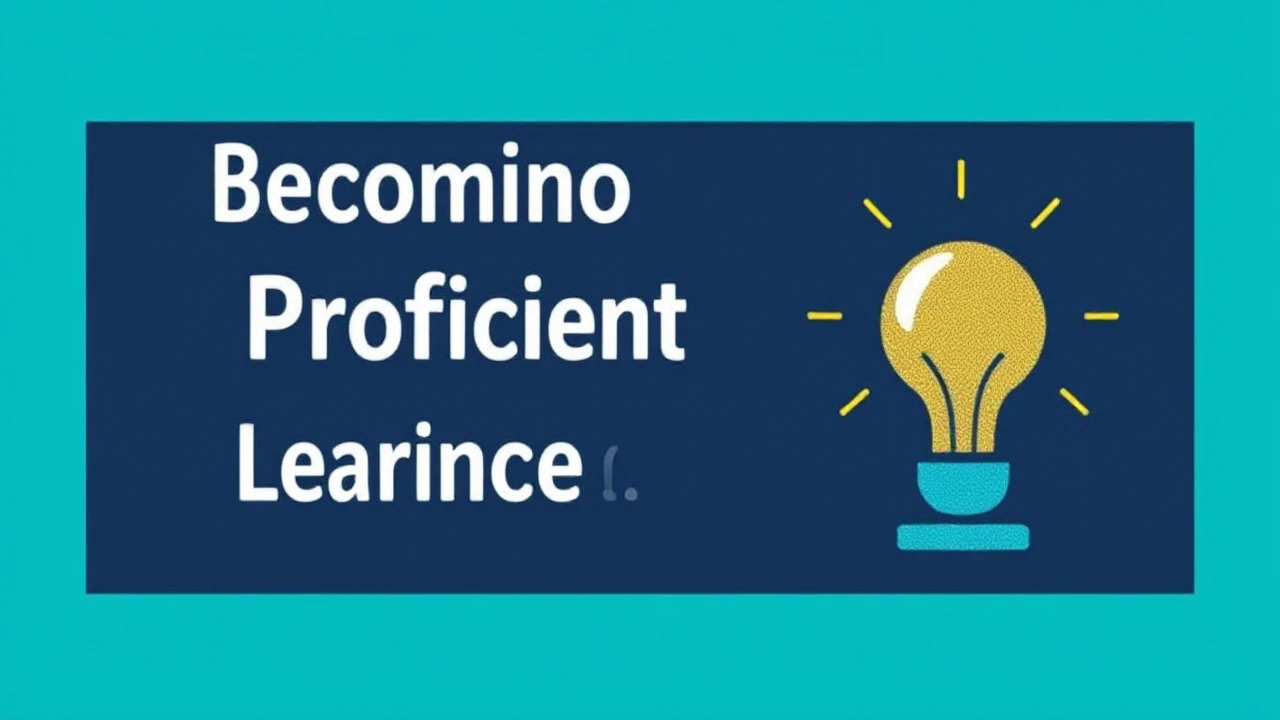 Becoming Proficient in the Learning Process: A Guide from Novice to Expert
