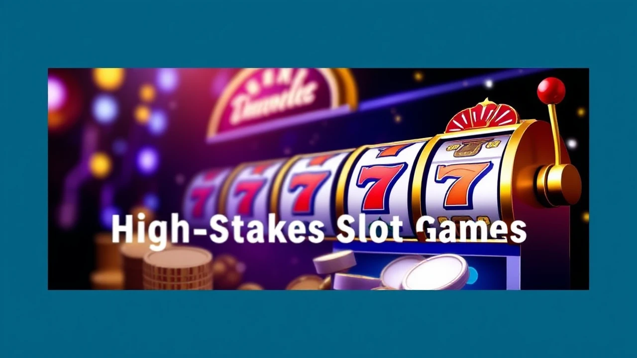 Embracing the Thrill of High-Stakes Slot Games