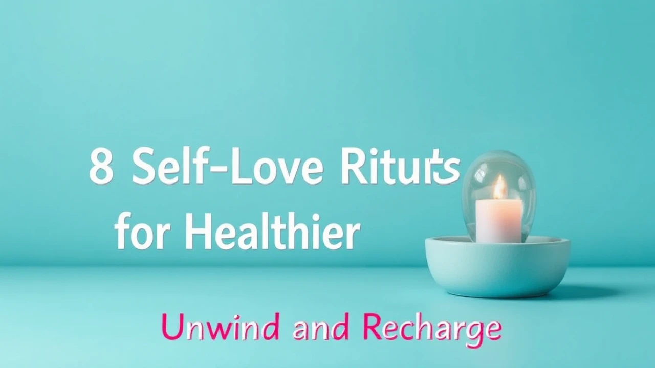 Unwind and Recharge: 8 Self-Love Rituals for a Healthier Lifestyle