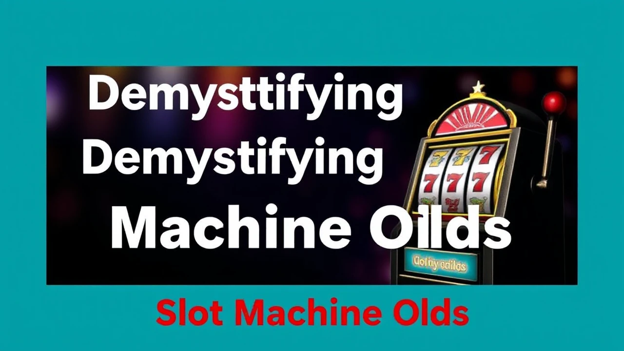Demystifying Slot Machine Odds: Your Guide to Odds