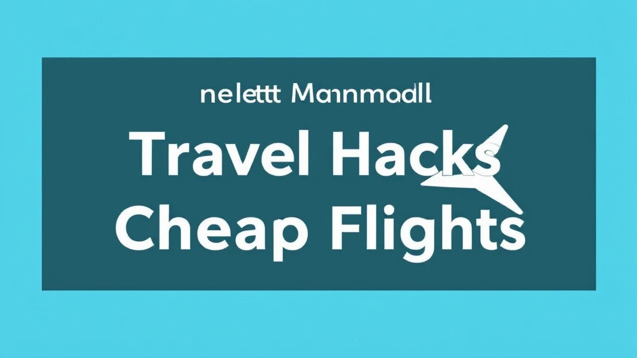 Complete Manual on Travel Hacks: Nailing Cheap Flights