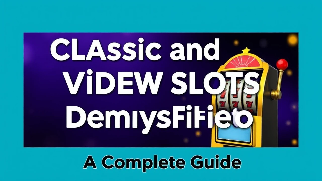Classic and Video Slots Demystified: A Complete Guide