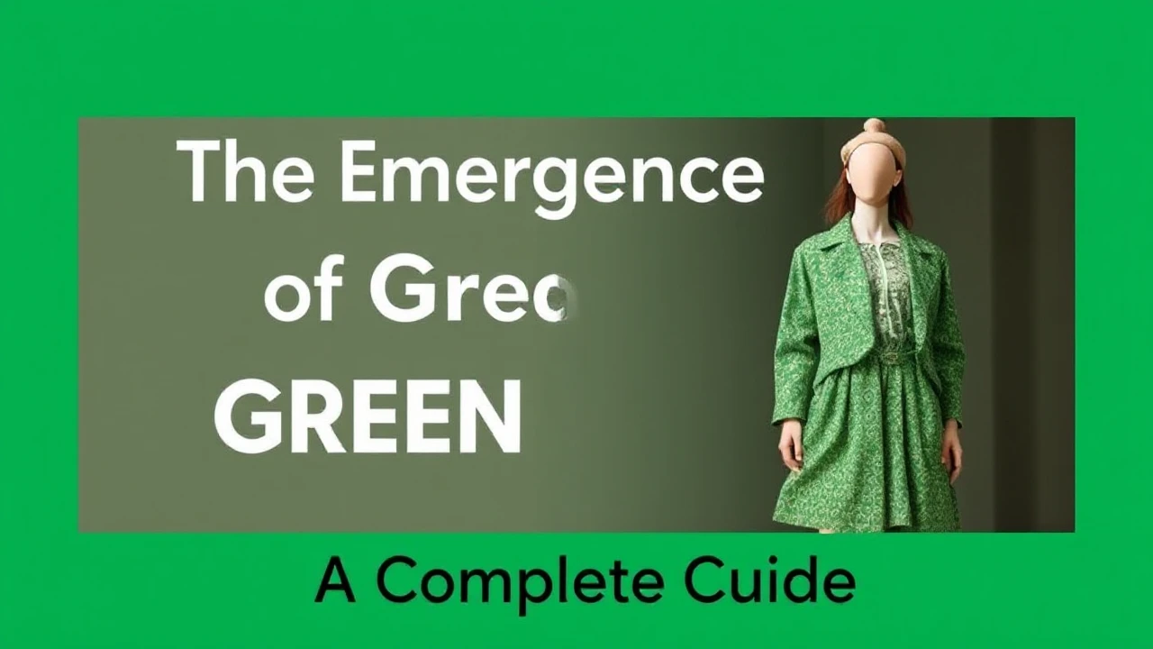 The Emergence of Green Fashion: A Complete Guide