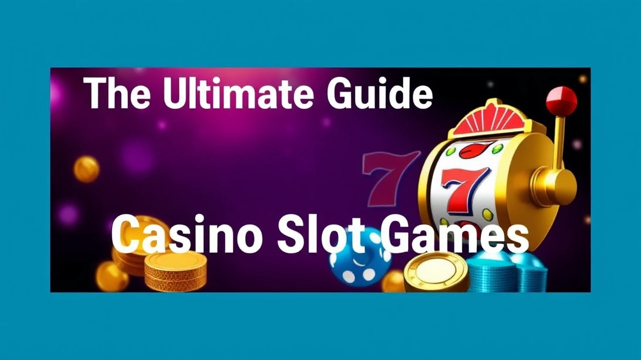 The Ultimate Guide to Casino Slot Games: Strategies for Success