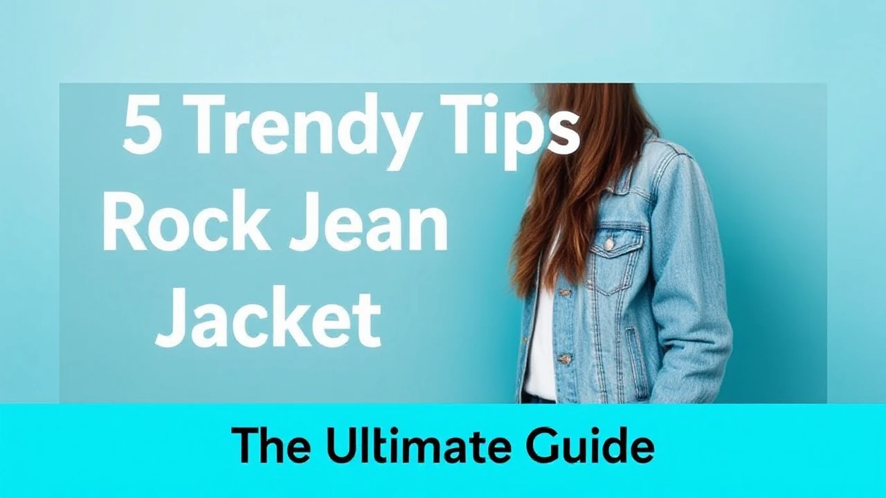 5 Trendy Tips to Rock Jean Jackets This Season: Your Ultimate Guide