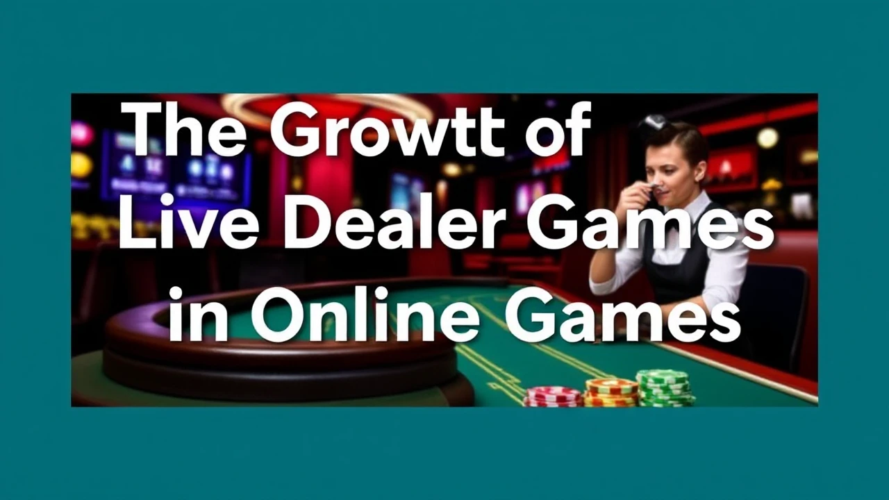 The Growth of Live Dealer Games in Online Casinos