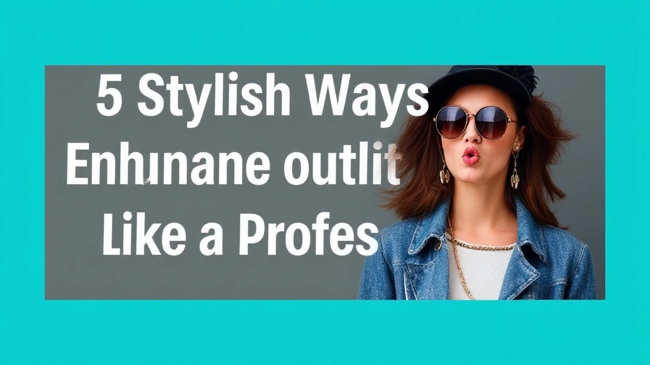5 Stylish Ways to Enhance Your Outfit Like a Professional
