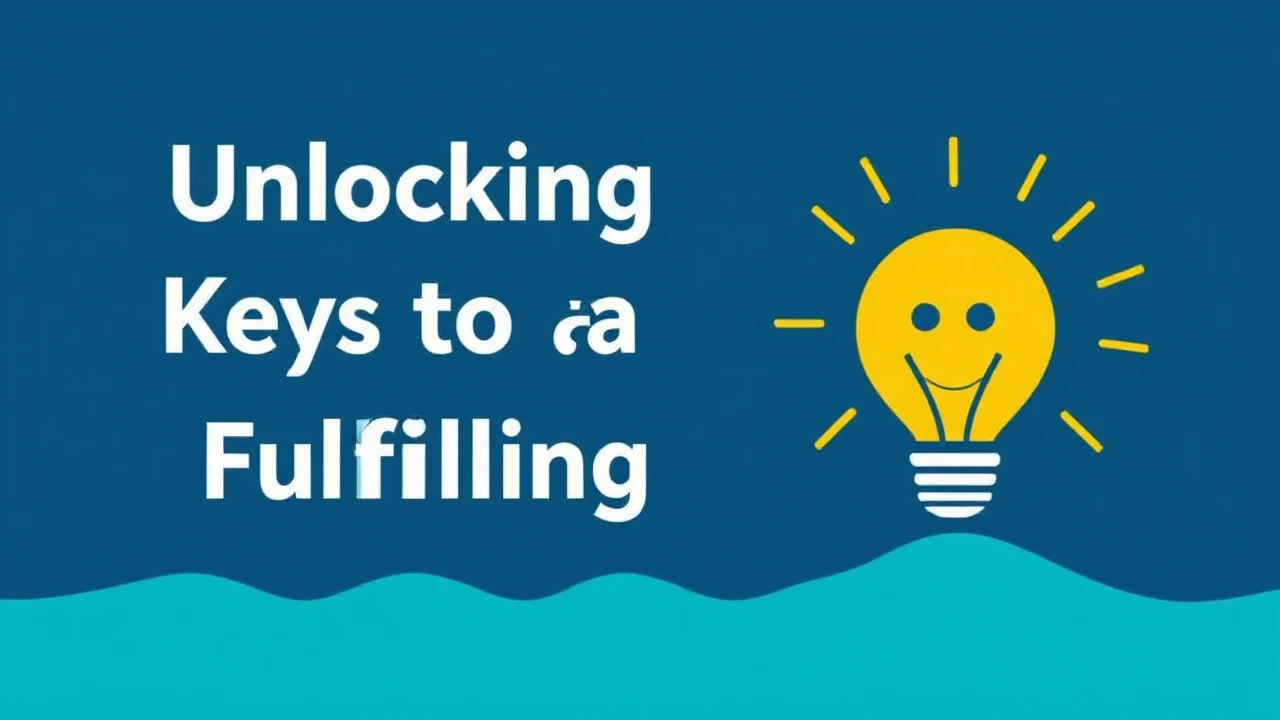 Unlocking the Keys to a Happy and Fulfilling Lifestyle