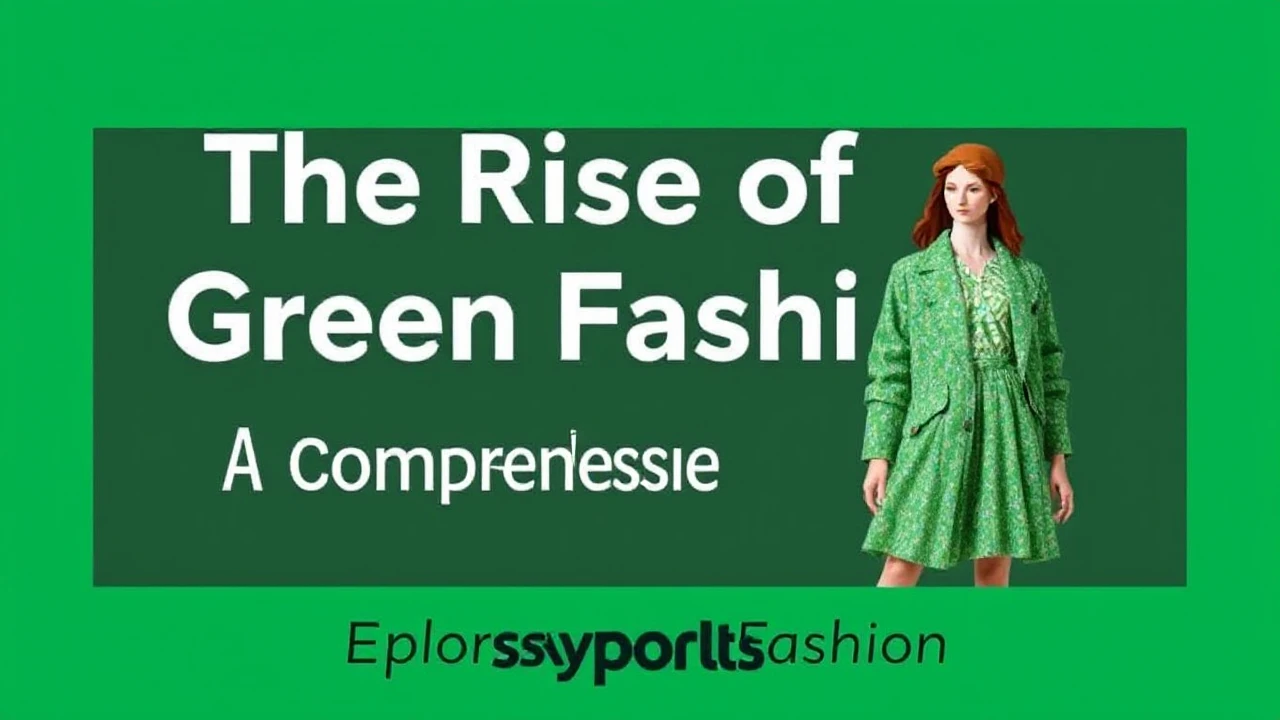 The Rise of Green Fashion: A Comprehensive Handbook