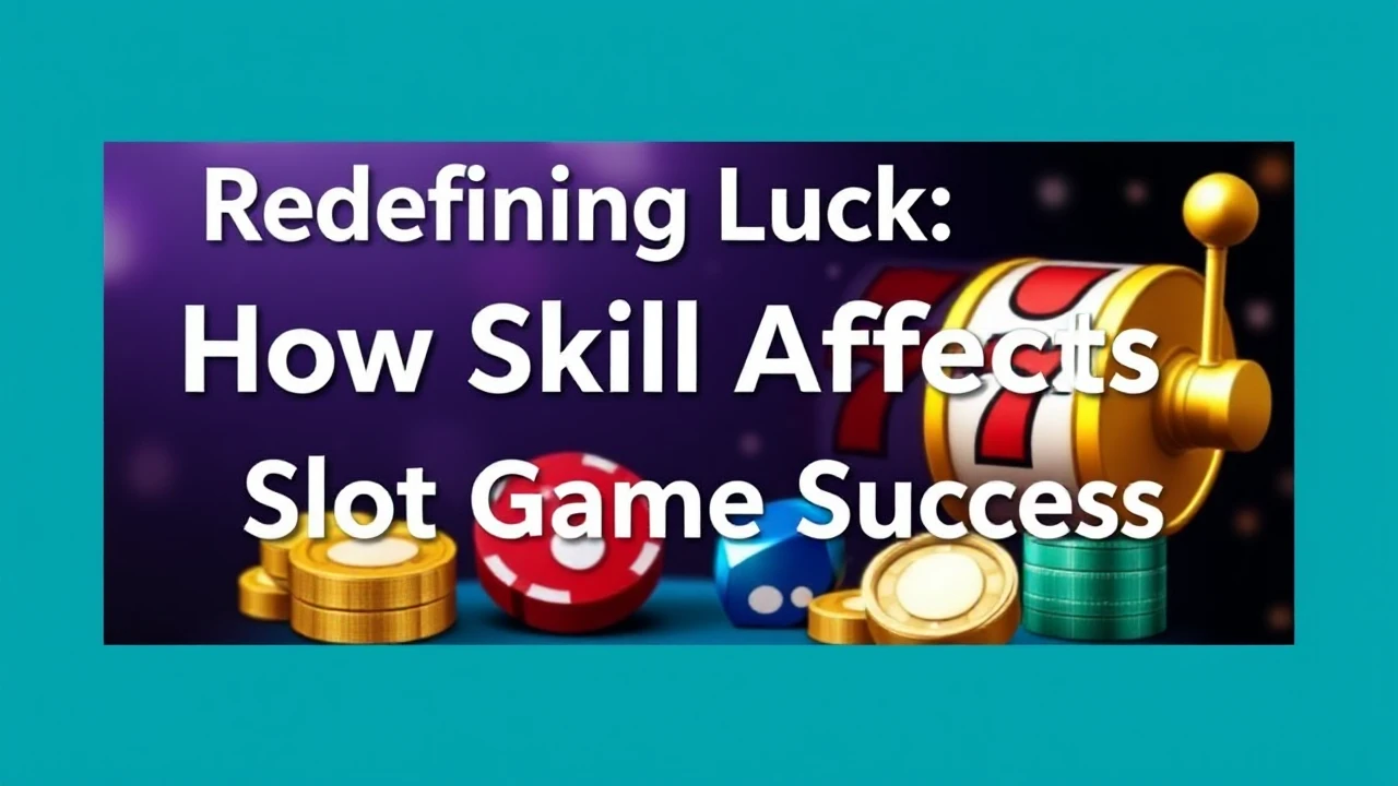 Redefining Luck: How Skill Affects Slot Game Success
