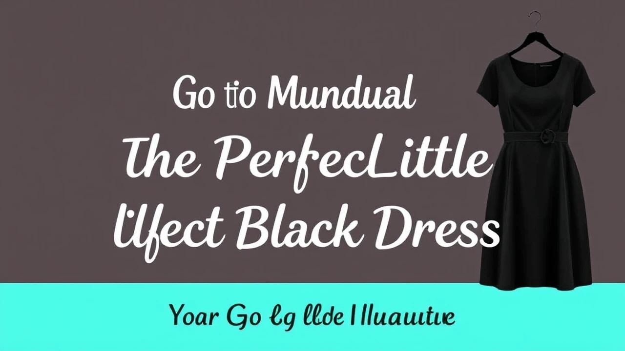 Your Go-To Manual of Selecting the Perfect Little Black Dress