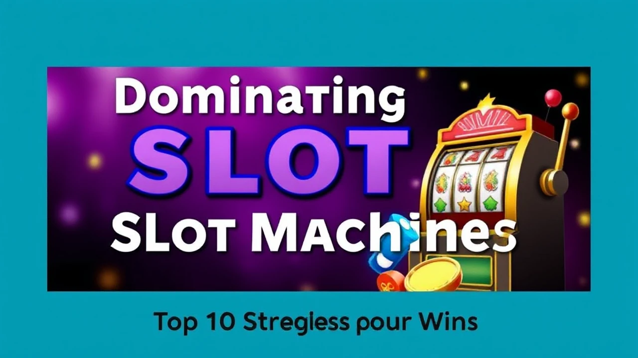 Dominating Slot Machines: Top 10 Strategies to Boost Your Wins