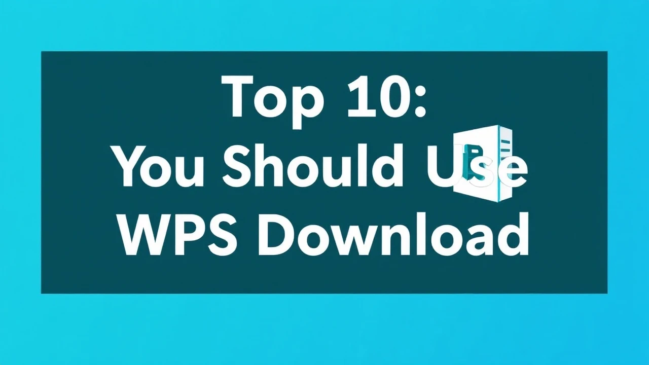 Top 10 You Should Use WPS Download
