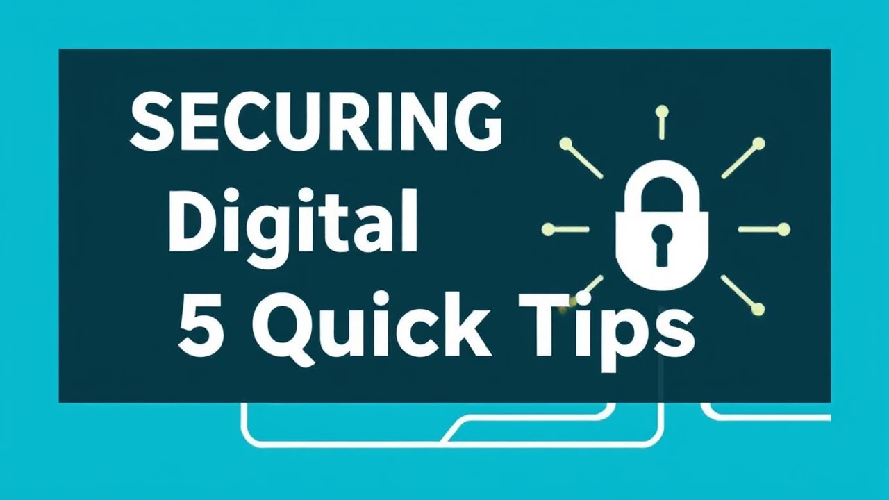 Securing Your Digital Devices: 5 Quick Tips